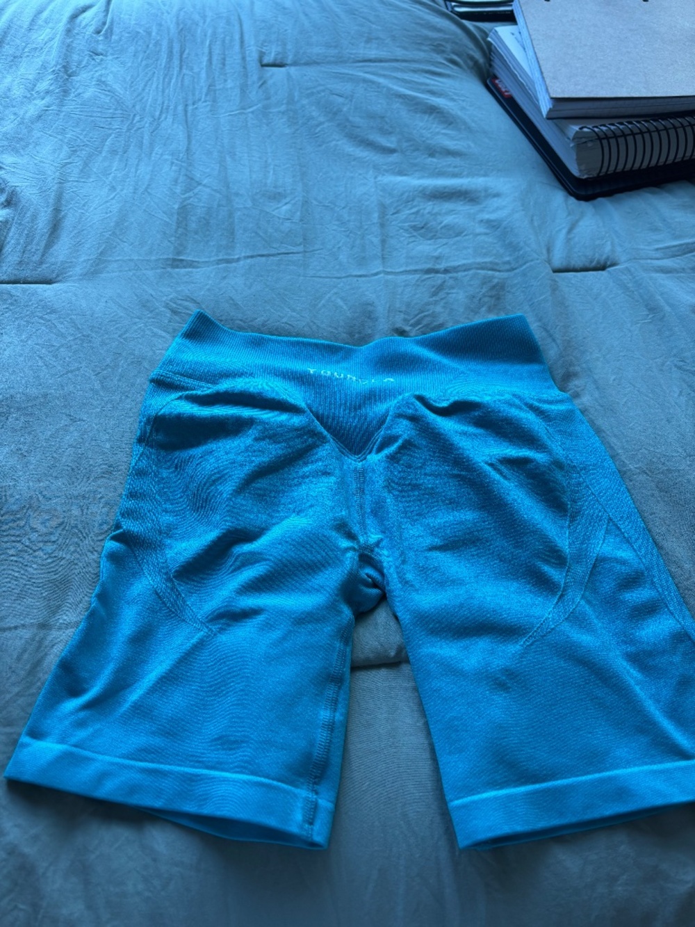YUNGLA biker shorts blue